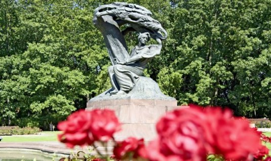 Chopin monumentet i Warszawa