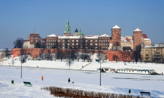 Slottet Wawel i Krakow